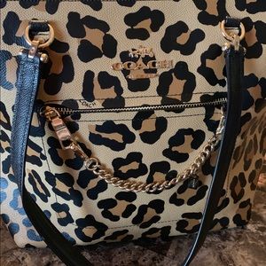 Coach Leopard Print Tote